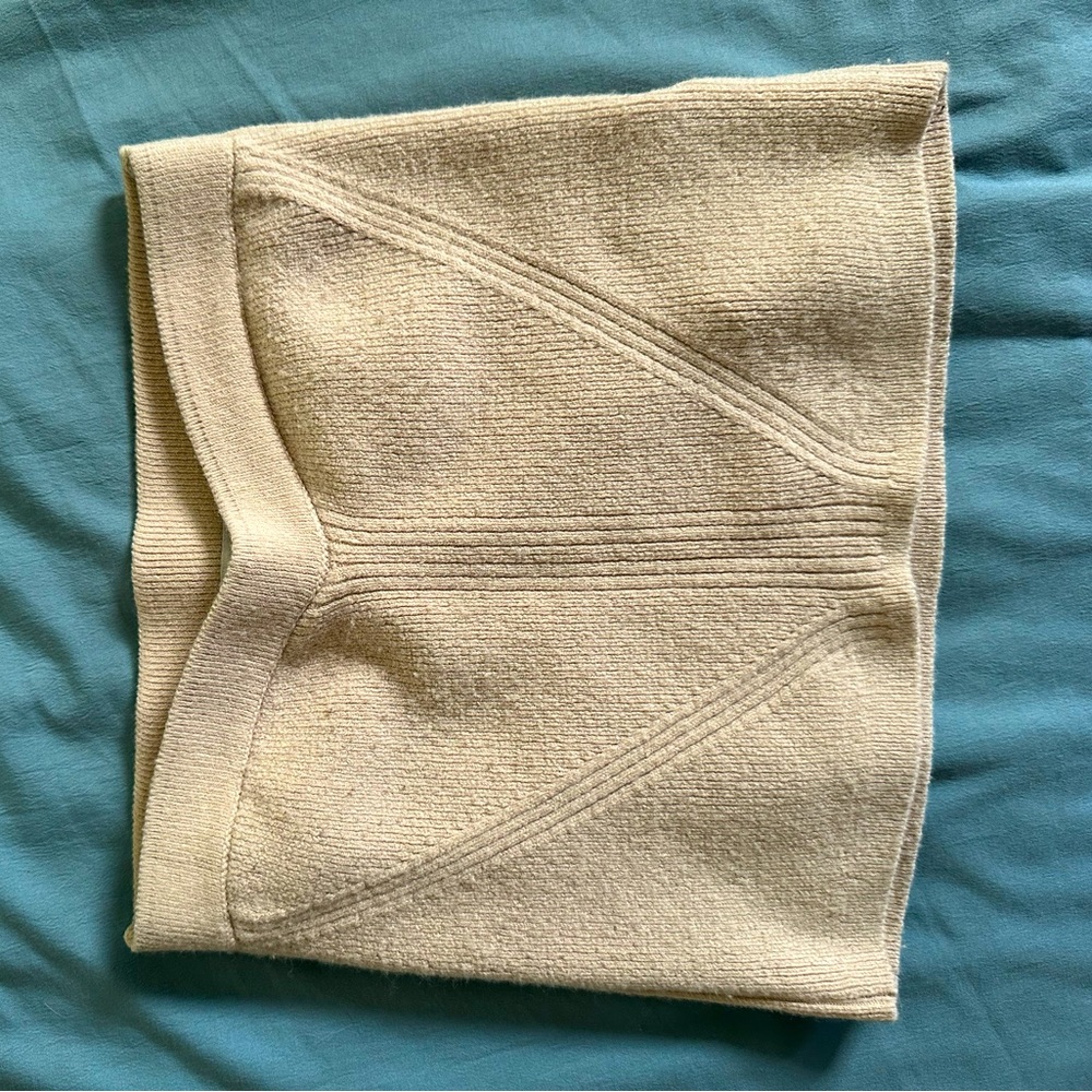 Tan tube top from topshop. Size 4-6